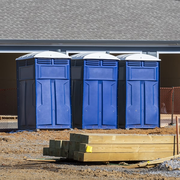 are there any additional fees associated with portable restroom delivery and pickup in Harrison Valley